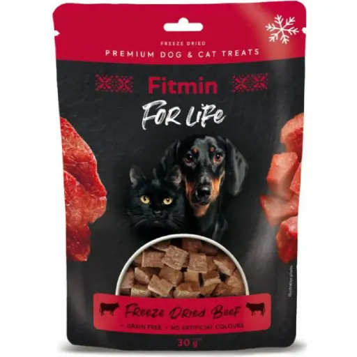  Fitmin dog For Life & cat freeze dried beef 30 g