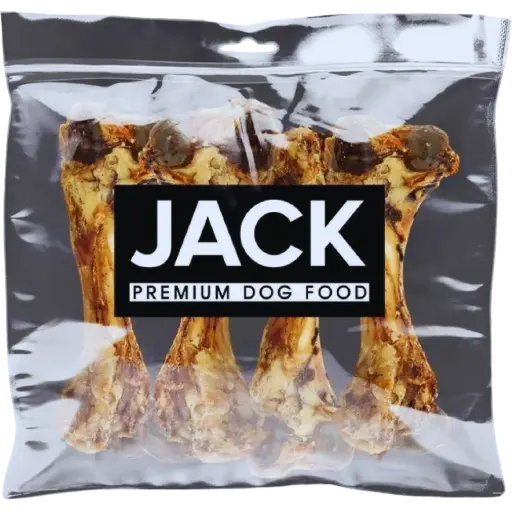 Pamlsok Jack hovädzie kosti, 20-25 cm 4 ks