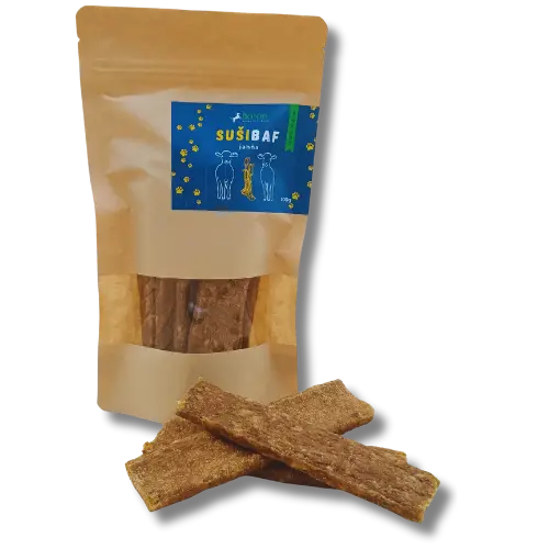 Sušibaf -jahňa prúžky - 100g