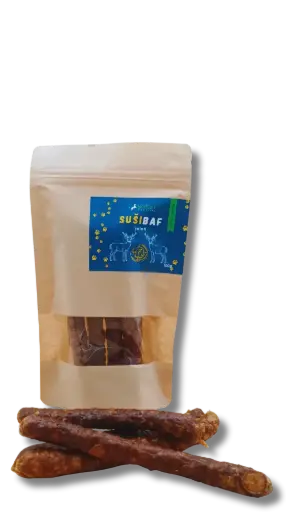 Sušibaf -jeleň klobásky - 100g