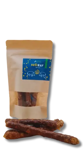 Sušibaf- diviak klobásky - 100g