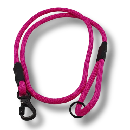 Lanové vodítko krátke - 8mm/130cm - Ružové