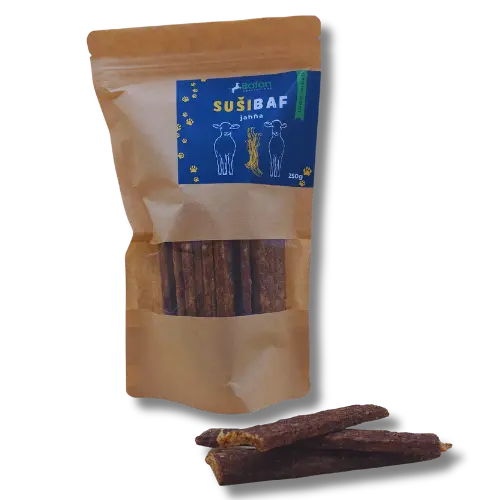 Sušibaf -jahňa prúžky - 250g