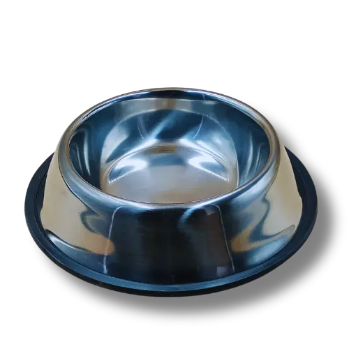 Nerezová miska s protišmykovým dnom - 22x6 cm - nerezová oceľ