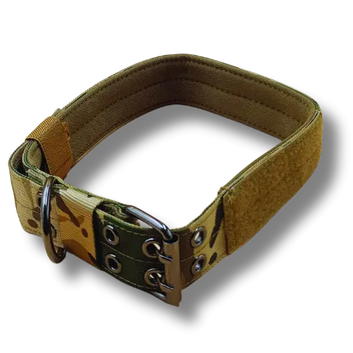 Robusný ARMY obojok - Nylon - 70x4cm - Maskáč