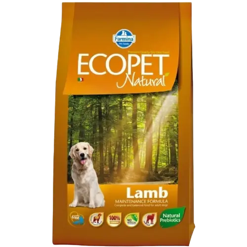 [OBC010133] Farmina MO P ECOPET dog adult medium, lamb 12 + 2 kg