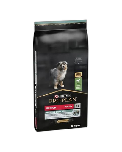 [OBC014427] ProPlan MO Dog Puppy Medium Sensitive Digestion jahňa 12 kg