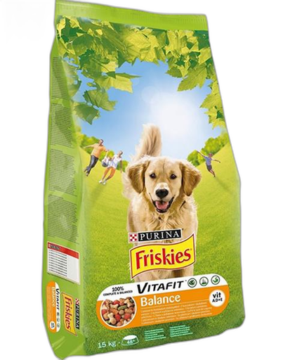 [OBC018361] Nestlé Friskies dog Balance s kuraťom a zeleninou 15 kg