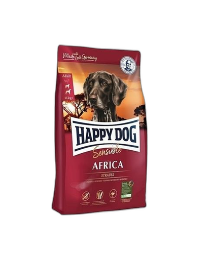 [OBC018645] Happy Dog SUPER PREMIUM - Supreme SENSIBLE - Africa pštros a zemiaky 12,5 kg