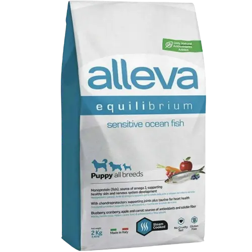[OBC019593] Alleva SP EQUILIBRIUM dog puppy sensitive all breeds ocean fish 12 kg