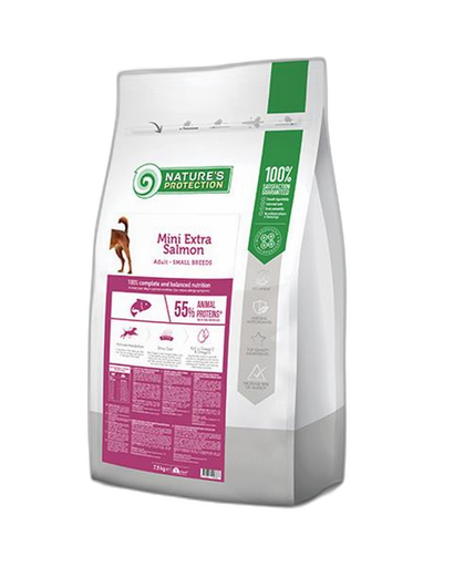 [OBC019647] Natures P dog adult mini extra salmon 7,5 kg