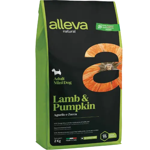 [OBC019708] Alleva NATURAL dog adult medium & maxi  lamb & pumpkin 12 kg