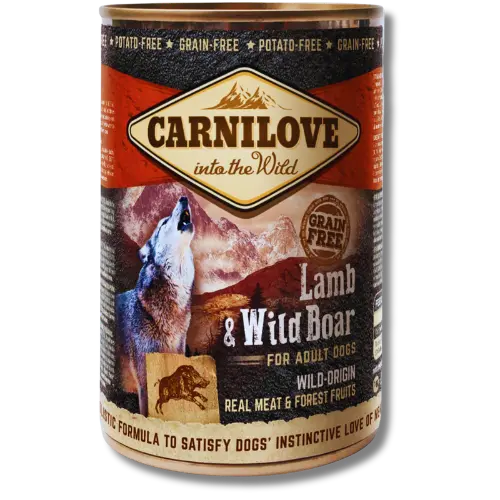 Carnilove Can Dog Wild Meat Lamb & Wild Boar 400 g