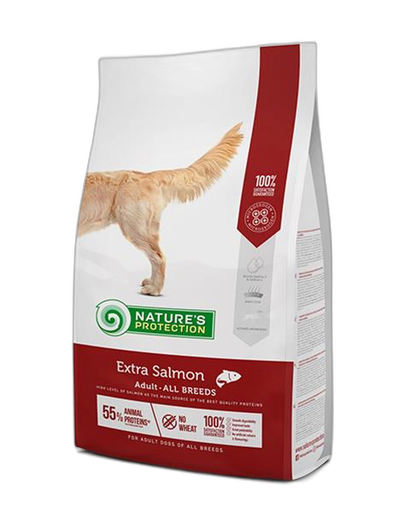 [OBC020492] Natures P dog adult all breed salmon 12  kg