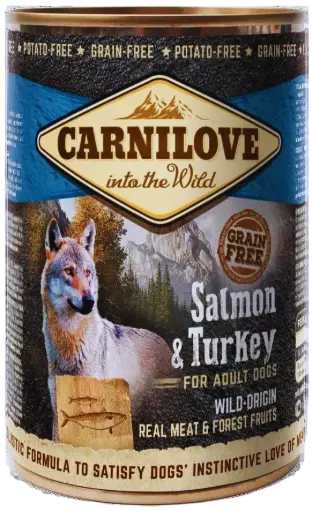 Carnilove Can Dog Wild Meat Salmon & Turkey 400 g