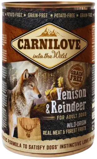 Carnilove Can Dog Wild Meat Venison & Reindeer 400 g