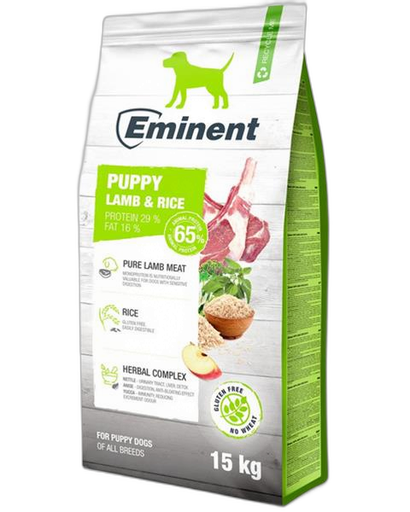 [OBC023728] Eminent Dog Puppy Lamb & Rice NEW 15 kg