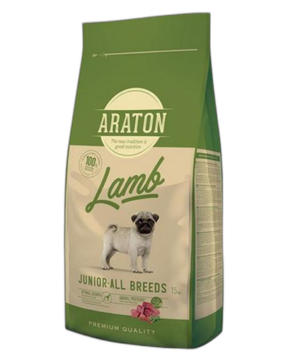 [OBC024291] ARATON dog junior lamb NEW 15 kg
