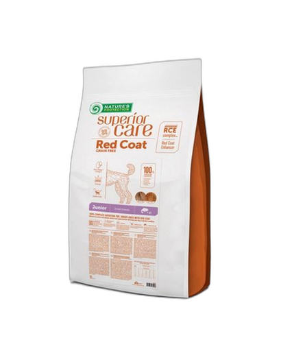 [OBC025106] Natures P Superior care red dog GF junior salmon small 10 kg