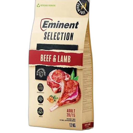 [OBC026276] Eminent dog Selection Adult Beef & Lamb 12 kg