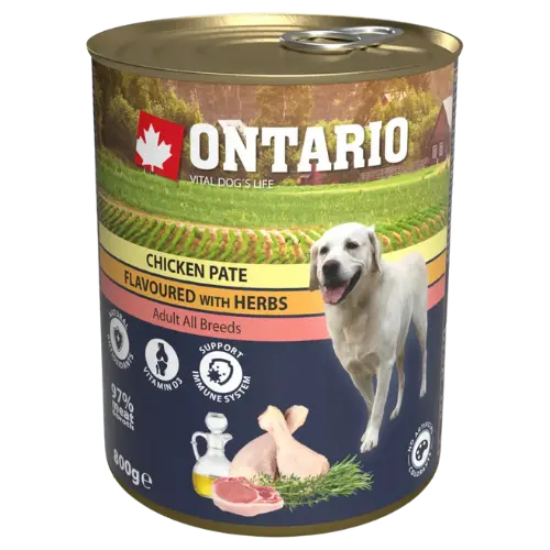 Ontario kura s bylinkami, paté 800g