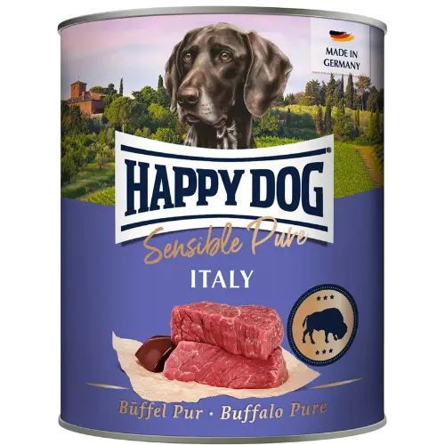 Happy dog Büffel Pur Italy - byvolie 800 g