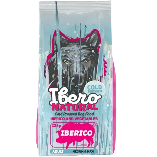 Ibero COLD PRESSED dog adult M/L IBERICO - 12kg