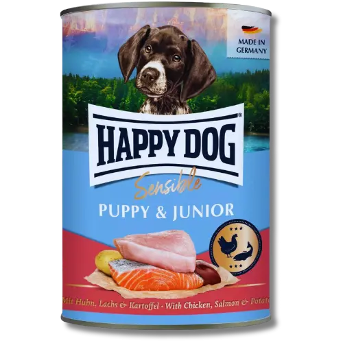 Happy dog Puppy Lachs - losos 400 g