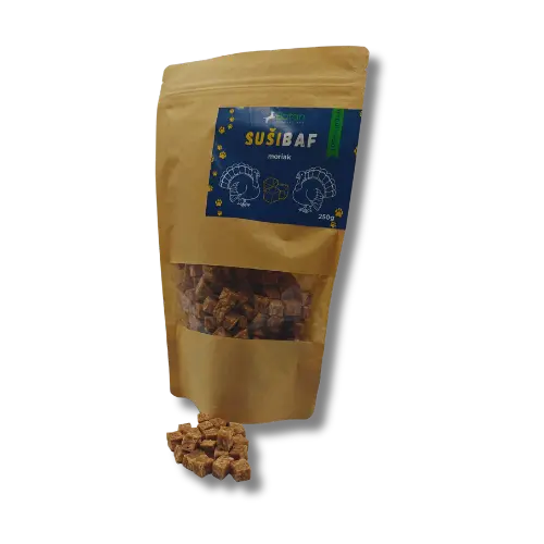 Sušibaf - morčacie kocky - 250g