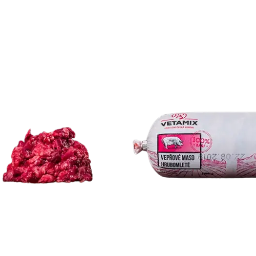  Barf - Vetamix - Bravčové mäso hrubomleté 1 kg