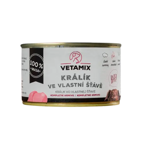 Vetamix - Králik vo vlastnej šťave 400 g