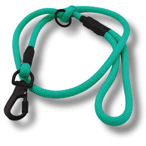 Lanové vodítko krátke - 10mm/130cm - Zelené